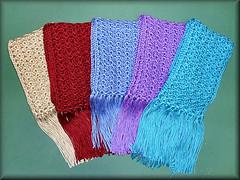 One skein scarf to crochet