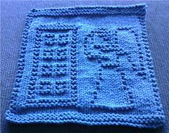 Doctor Who The Angels Have the Blue Box Dishcloth