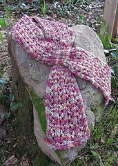 Beat of My Heart Knitted Scarf