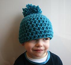 How to crochet tutorial with free beanie hat pattern (43) with 4 sizes from newborn to adult
