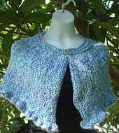 One Skein Ruffled Capelet