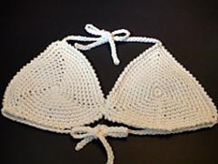 Crochet Bikini Top - Triangle Shape Motif