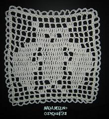Crochet Filet Small Owl Chart Graph