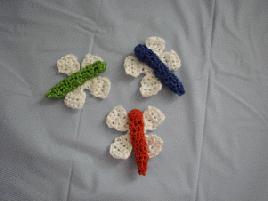 Dragon fly appliques