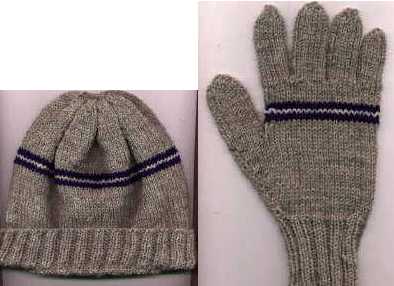 "J Crew Style" Hat and Gloves