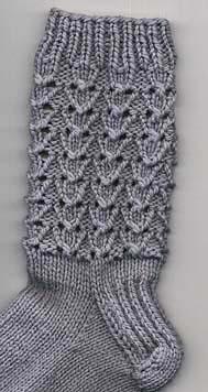 Bell Lace Wool-Ease Socks