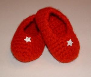 Felted Baby Slippers