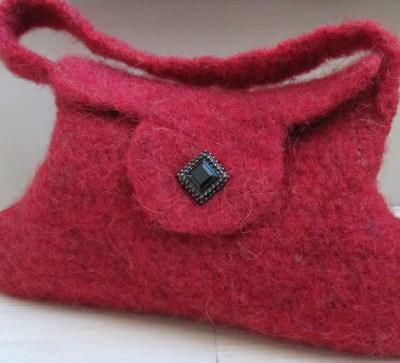 Bloody Mary Felted Bag