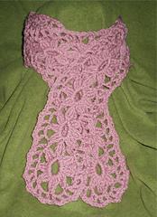 Chunky Floral Lace Scarf