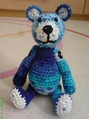 Small Crocheted Teddy Bear