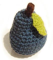 Crochet Pear, Amigurumi style