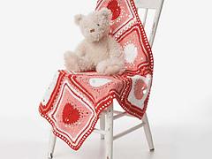 Heart Blanket: Crochet Version