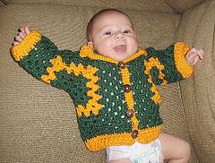 Bev's Hexagon Baby Jacket