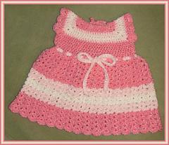 Pretty in Pink Toddler Sundress Crochet Pattern