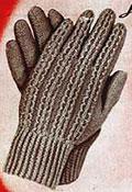 "Lynne" Scalloped Rib Gloves c1950