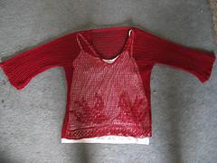 Filet Crochet Birds Sweater, 1920