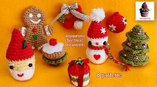 8 Amigurumi Christmas Ornaments