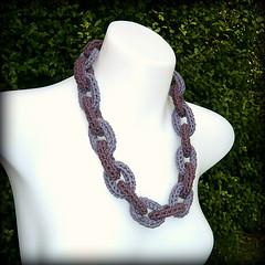 Chain Link Crochet Necklace