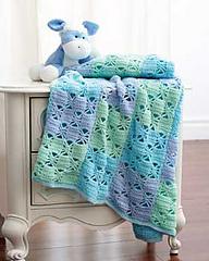 3 Color Crochet Blanket