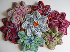 Crochet Flower Hot Pad