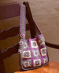 Beaded Squares Tote
